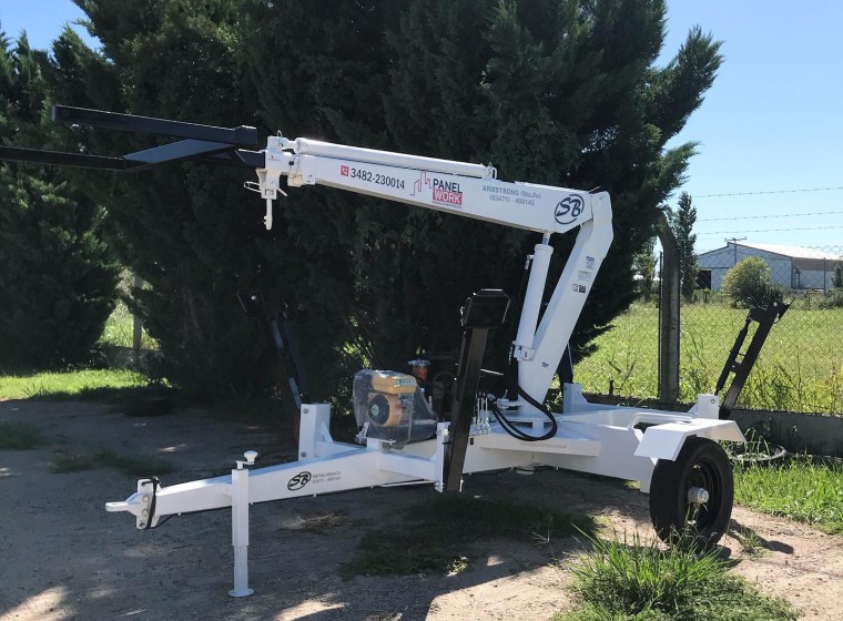 Grúa hidráulica SB Metalurgica 1200 kg, año 0