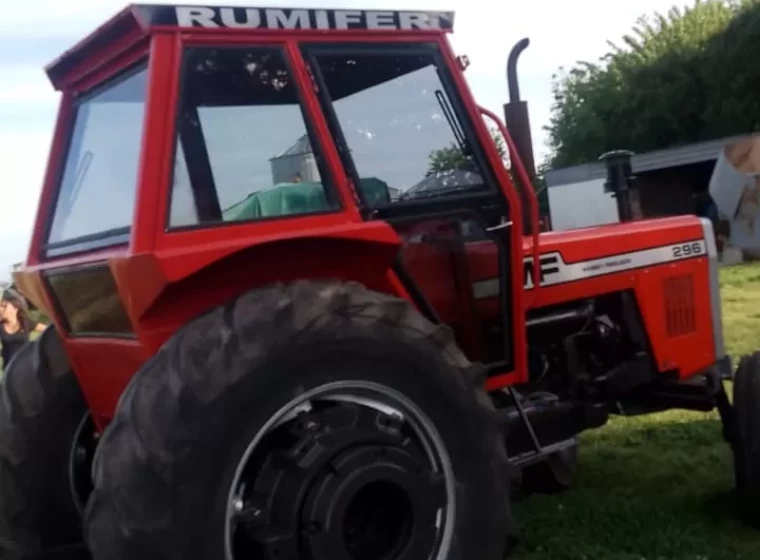 Tractor Massey Ferguson 296, año 1995