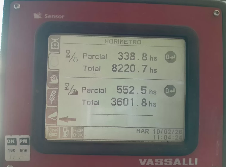 Cosechadora Vassalli 1550, año 2010