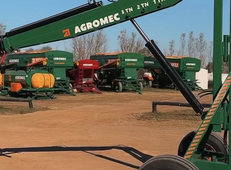 Grúa hidráulica Agromec GG 3000, año 0