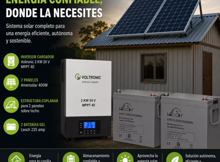 Energía solar Growatt Kit WS-1, año 0