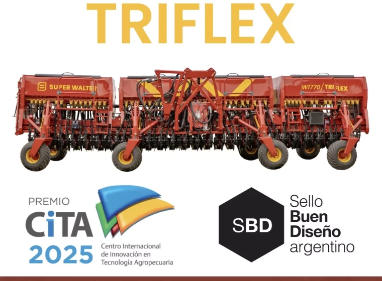Sembradora Super Walter W1770 Triflex, año 0