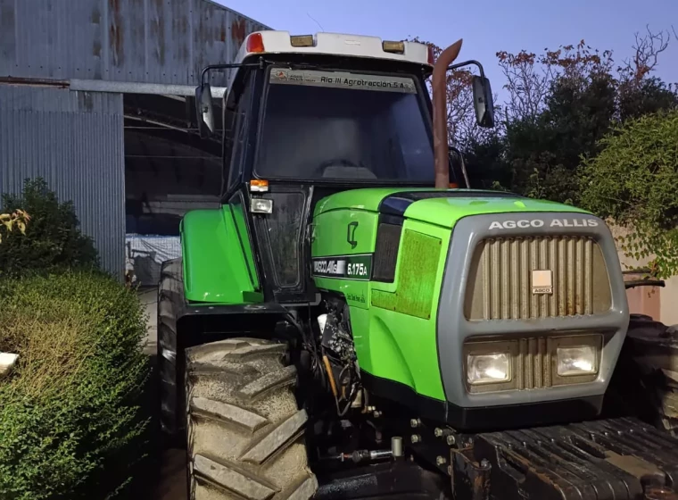Tractor Agco Allis 6.175, año 2008