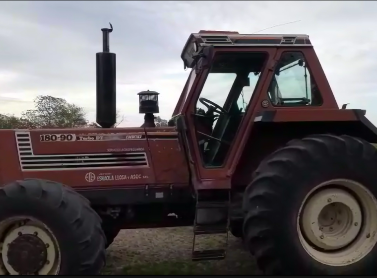 Tractor Fiat New Holland 180-90, año 1995