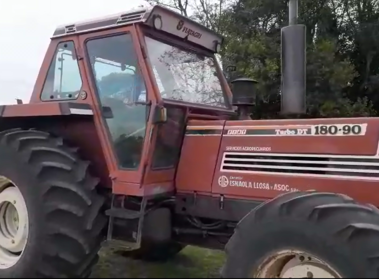 Tractor Fiat New Holland 180-90, año 1995