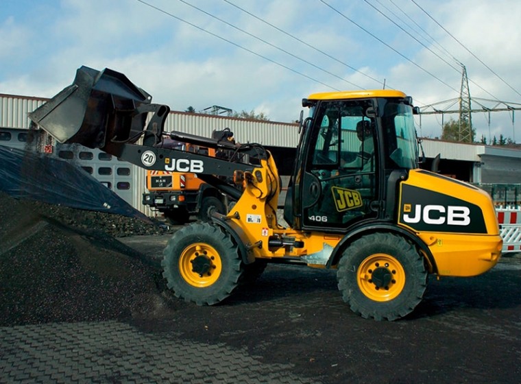 Maquinaria vial JCB 406, año 0