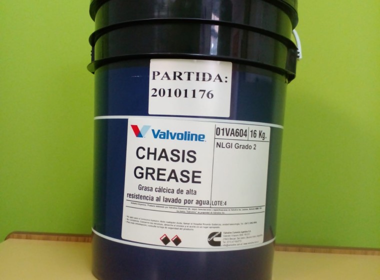 Lubricante Valvoline Chassis Grease, año 0