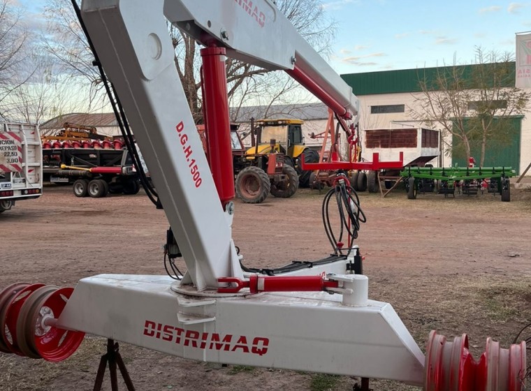 Grúa hidráulica Distrimaq DGH 1500, año 0