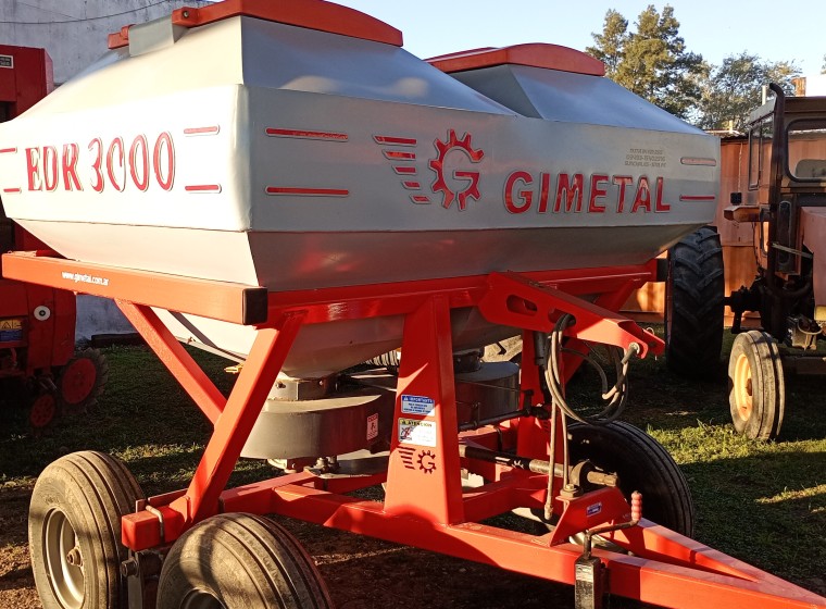 Fertilizadora Gimetal edr3000, año 1