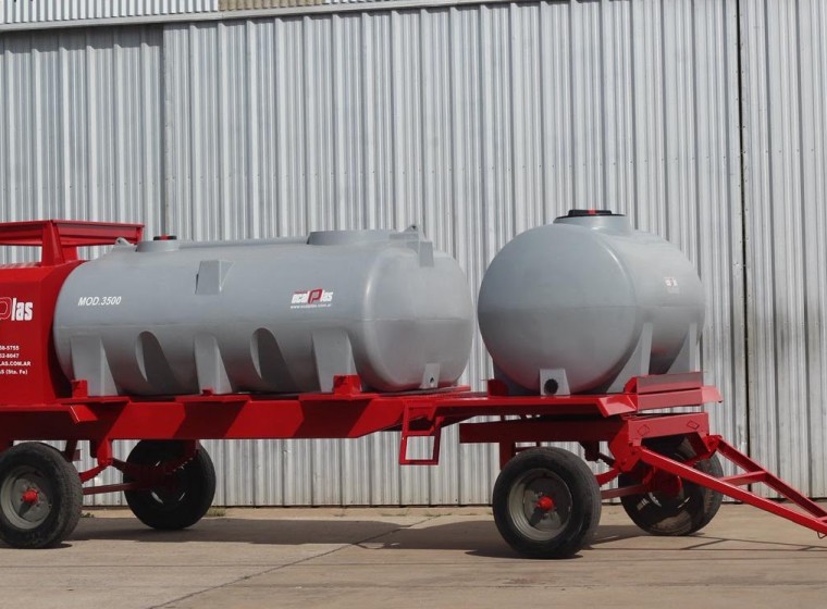 Acoplado Ecalplas 3500 lts, año 0