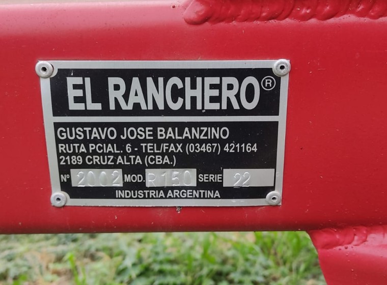 Pala El Ranchero OM150, año 0
