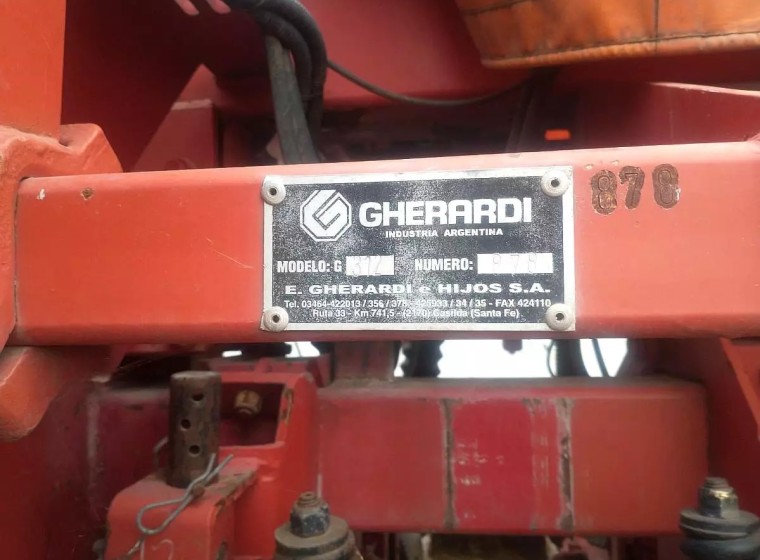 Sembradora Gherardi G300 1652, año 2011