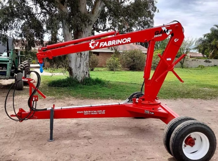 Grúa hidráulica Fabrinor GAM 2500, año 0
