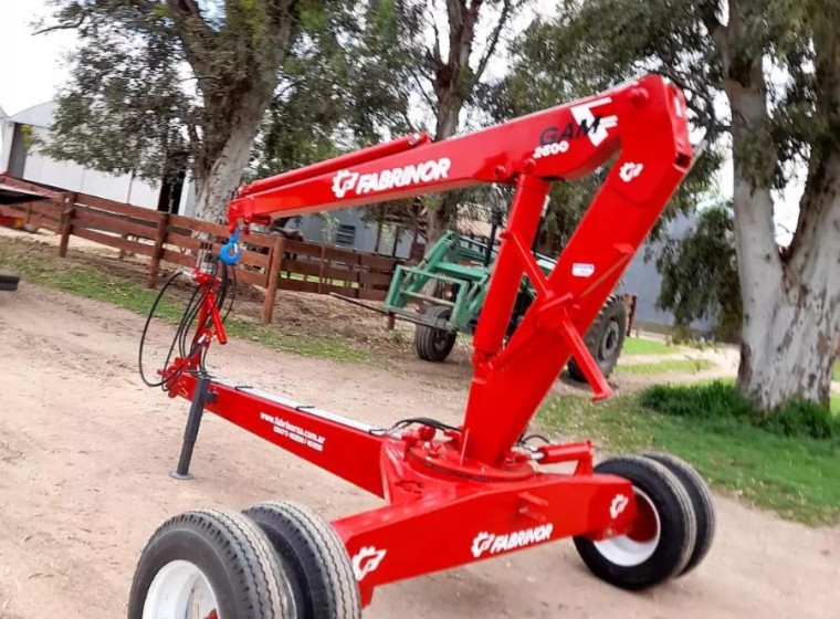 Grúa hidráulica Fabrinor GAM 2500, año 0