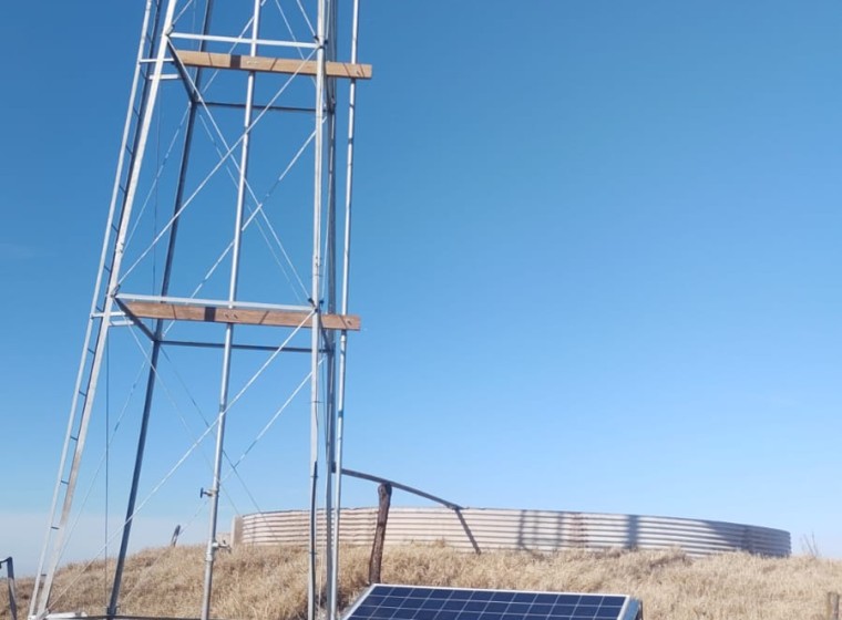 Energía solar Handuro Bombeo de agua, año 0