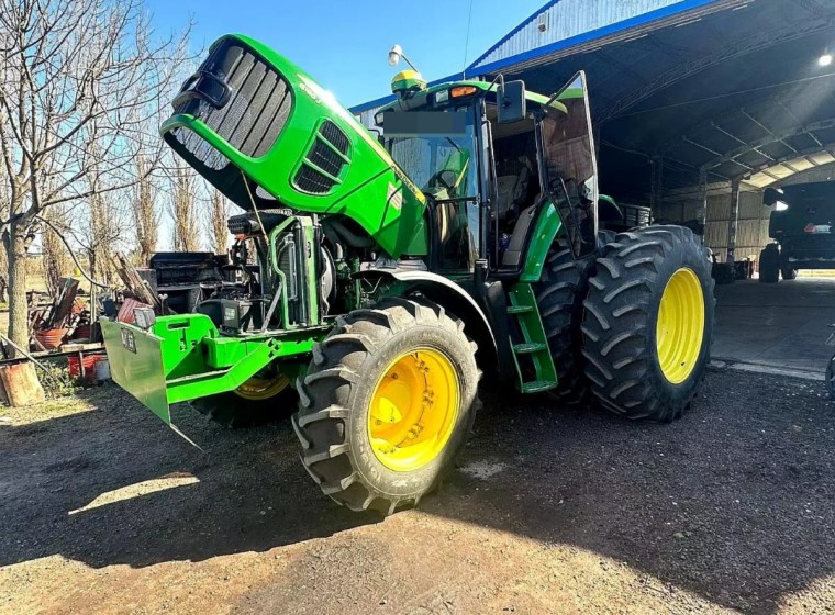 Tractor John Deere 6.180 J, año 2018