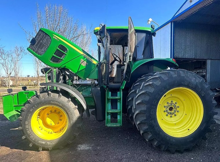 Tractor John Deere 6.180 J, año 2018