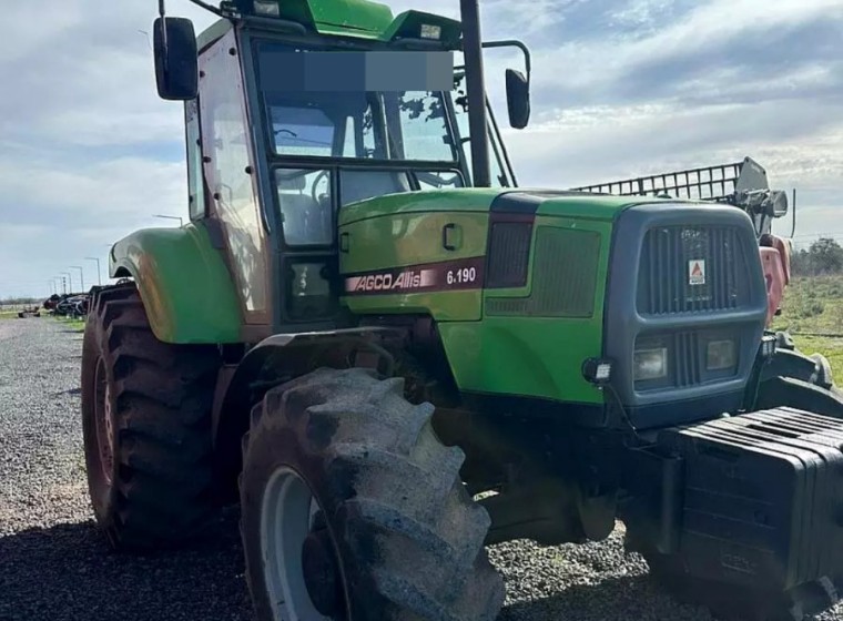 Tractor Agco Allis 6.190, año 2006