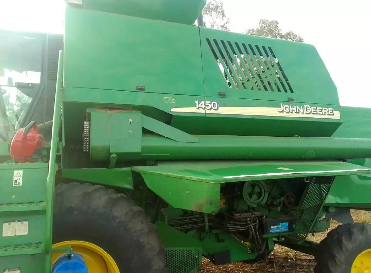 Cosechadora John Deere 1450, año 1