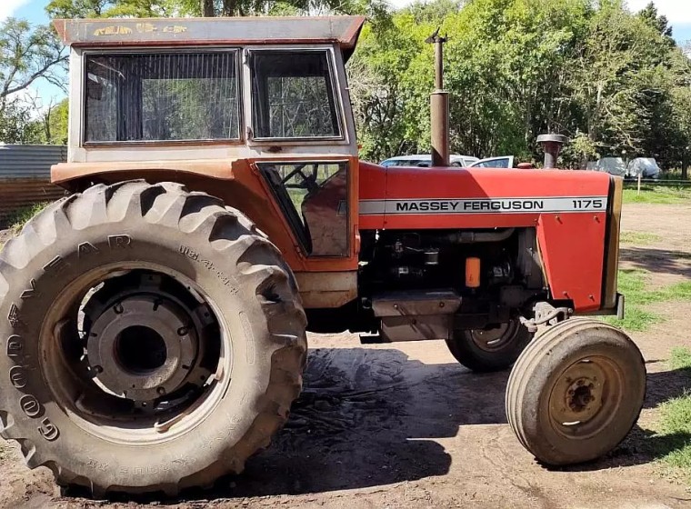 Tractor Massey Ferguson 1175, año 1989