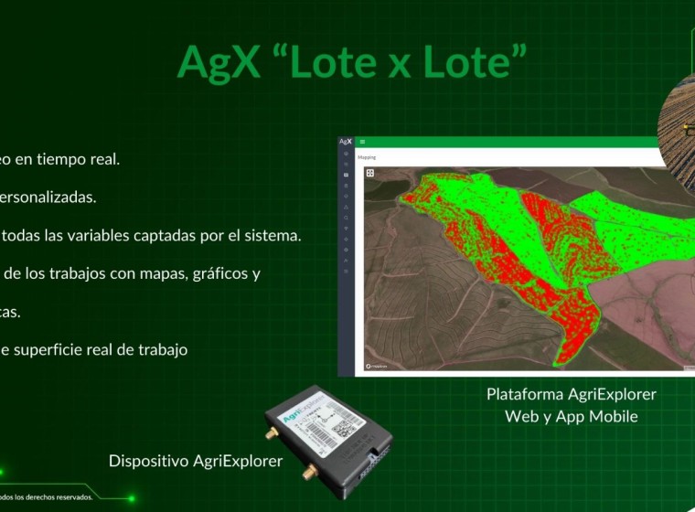 Tecnología de precisión GeoAgris AgriExplorer Lote por Lote, año 0