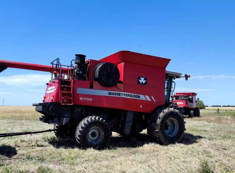 Cosechadora Massey Ferguson 9790, año 2011