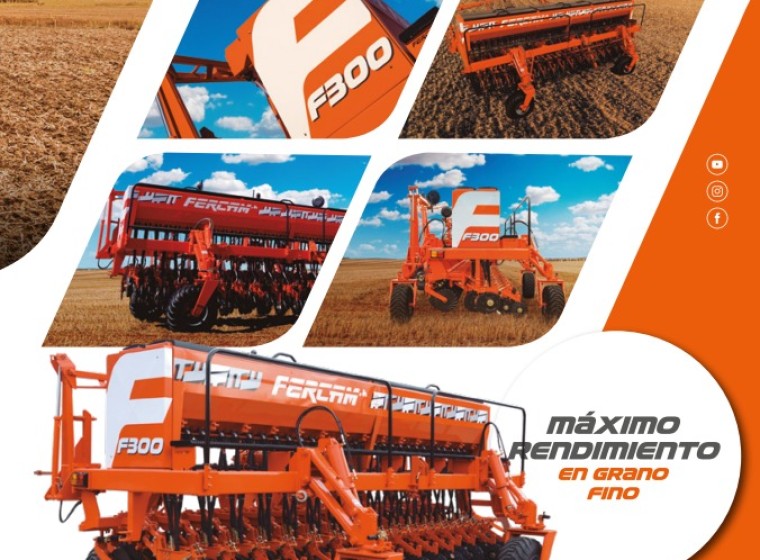 Sembradora Fercam f300, año 0