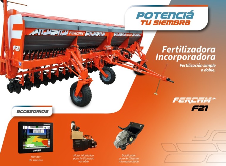Fertilizadora Fercam f21, año 0