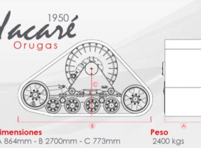 Accesorio Franco Fabril Oruga Yacaré 1950, año 0