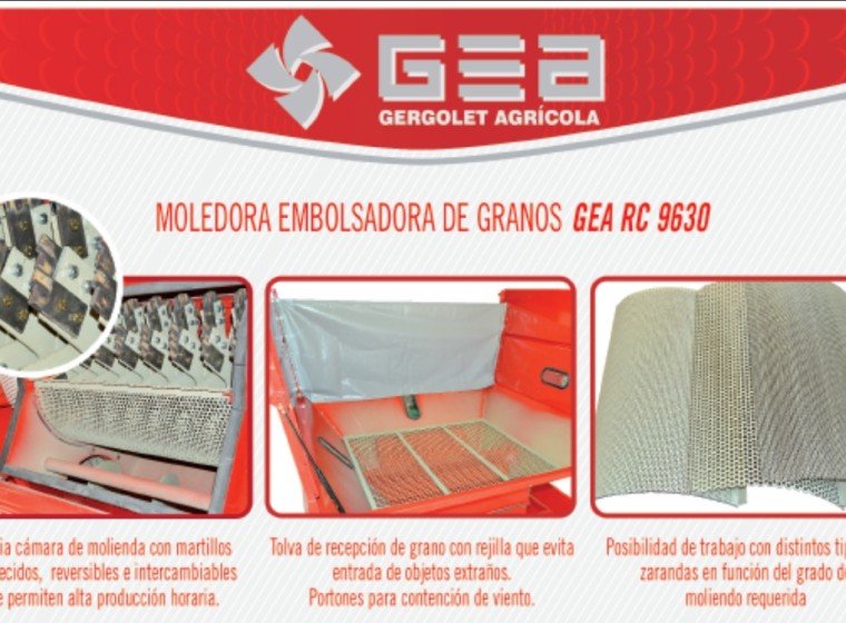 Embolsadora Gea Gergolet RC 9630, año 0