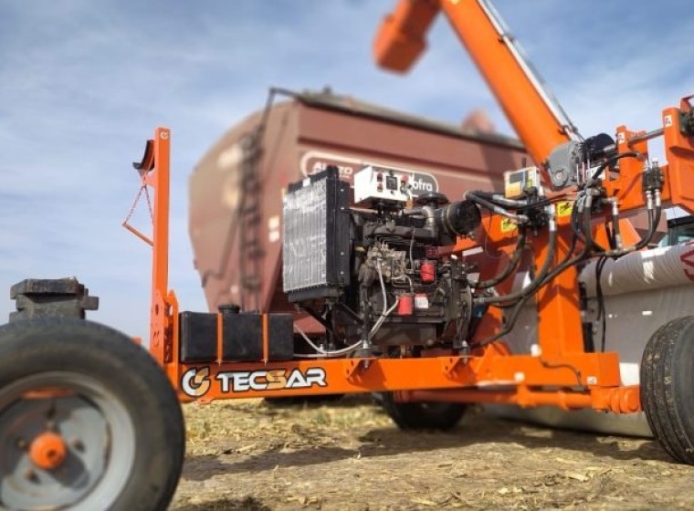 Extractora de cereales Tecsar autónoma EHM 370, año 0