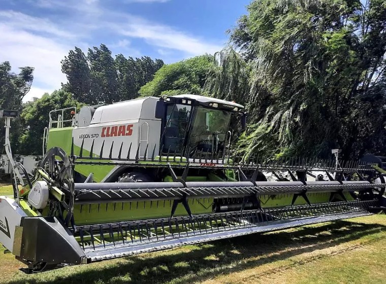 Cosechadora Claas Lexion 570, año 2008