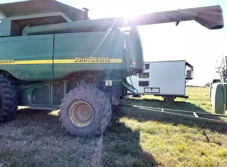 Cosechadora John Deere 9650, año 2008