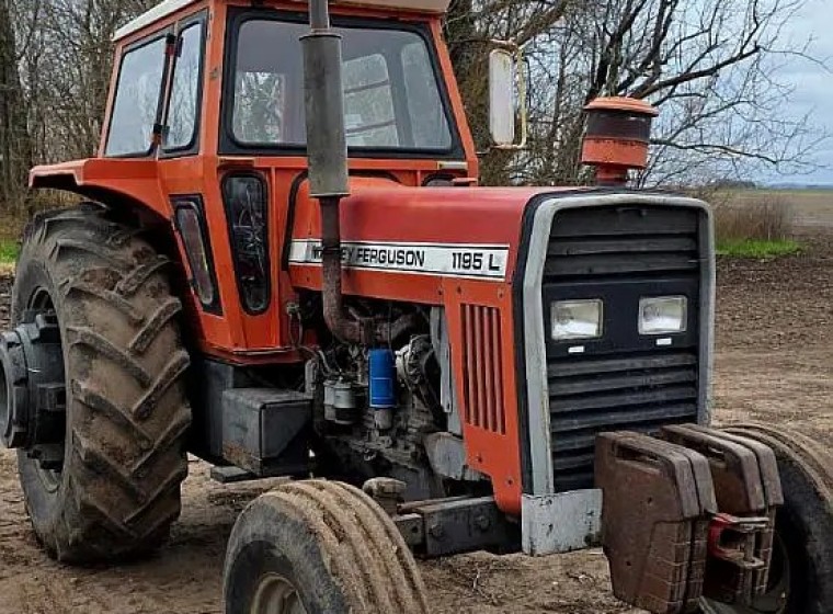 Tractor Massey Ferguson 1195 L, año 1992