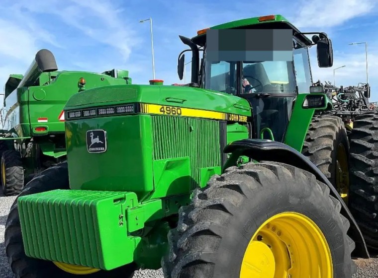 Tractor John Deere 4960, año 1997