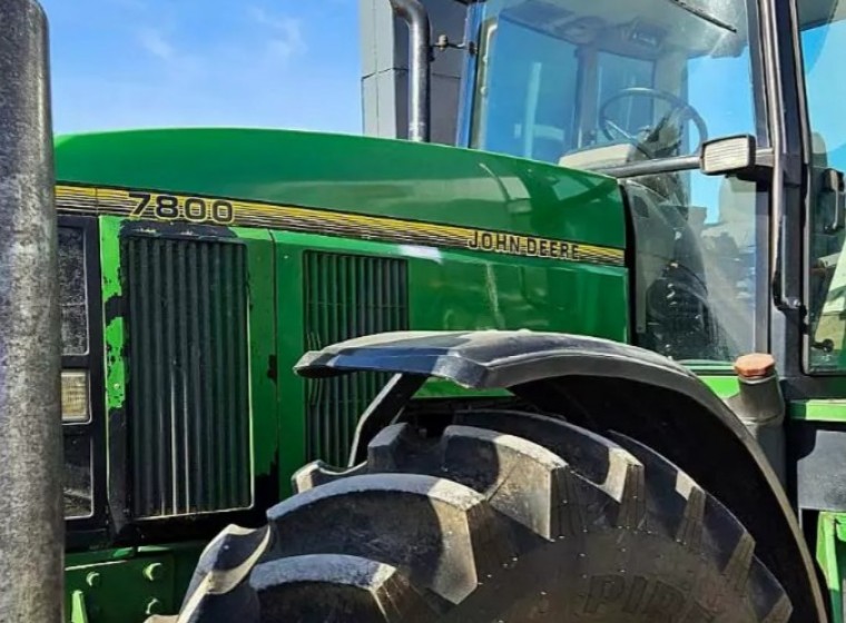 Tractor John Deere 7800, año 1997