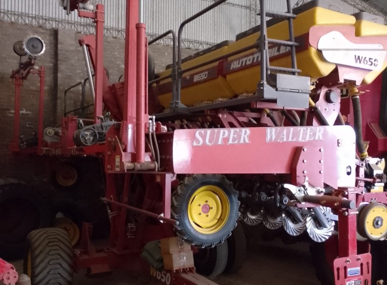 Sembradora Super Walter w650, año 2018