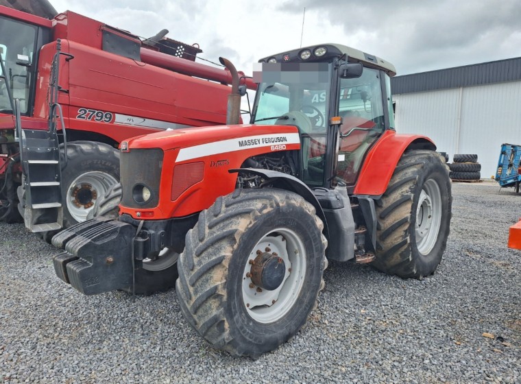Tractor Massey Ferguson 6480, año 2008