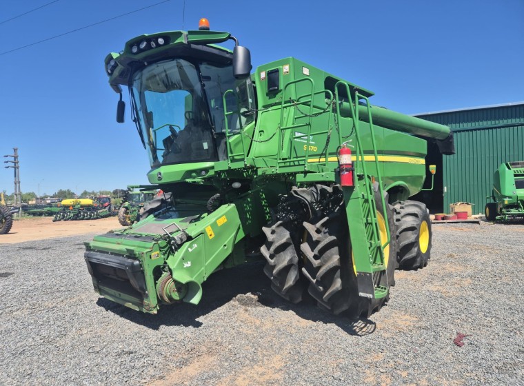 Cosechadora John Deere S670, año 2013