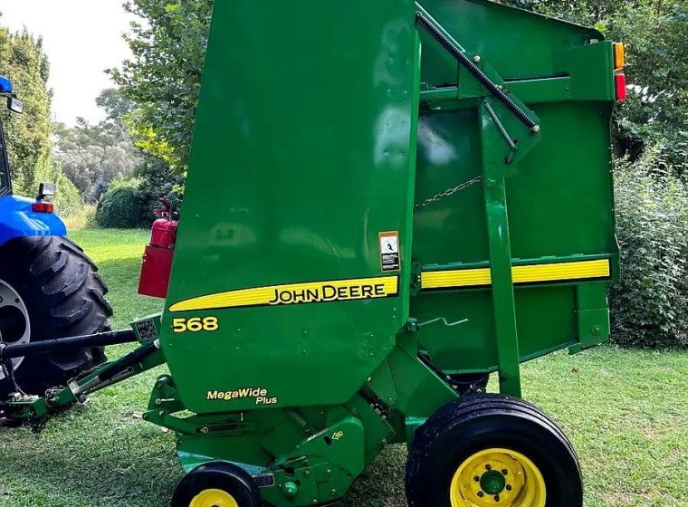 Rotoenfardadora John Deere 568, año 2018