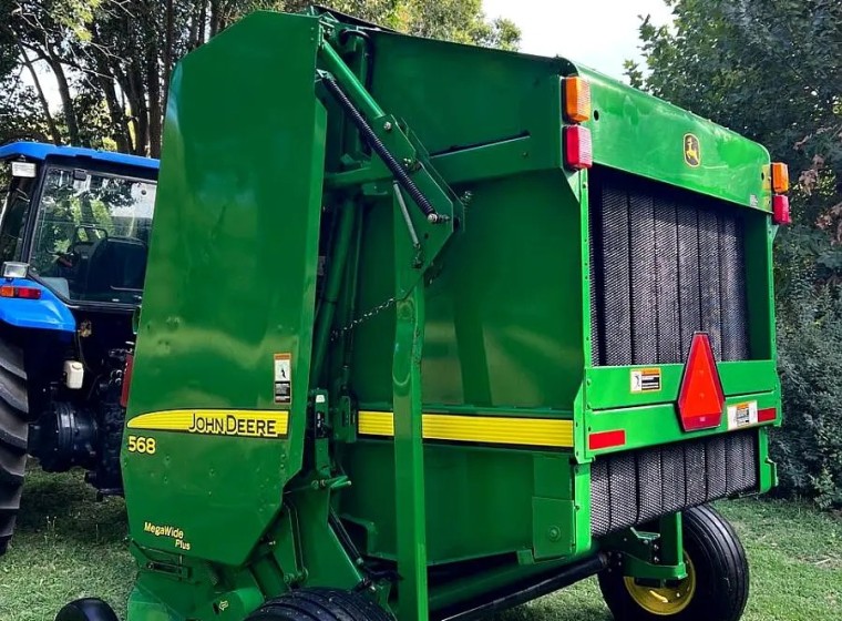 Rotoenfardadora John Deere 568, año 2018