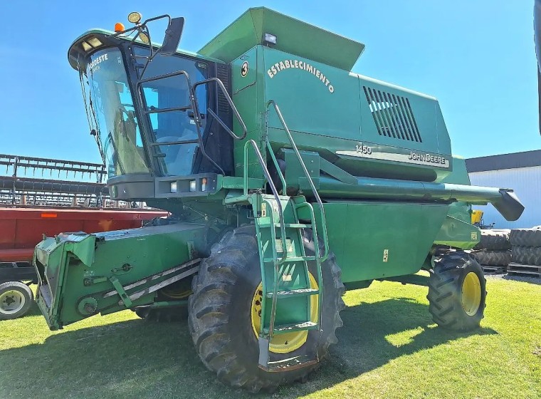 Cosechadora John Deere 1450, año 2004