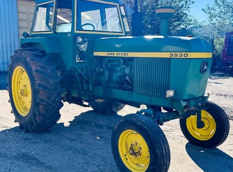 Tractor John Deere 3530, año 1980