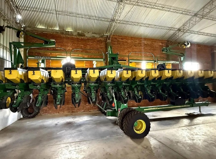 Sembradora John Deere 1740 1652, año 2012