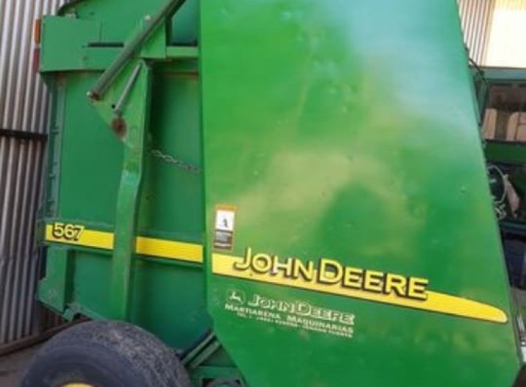 Rotoenfardadora John Deere 567, año 1
