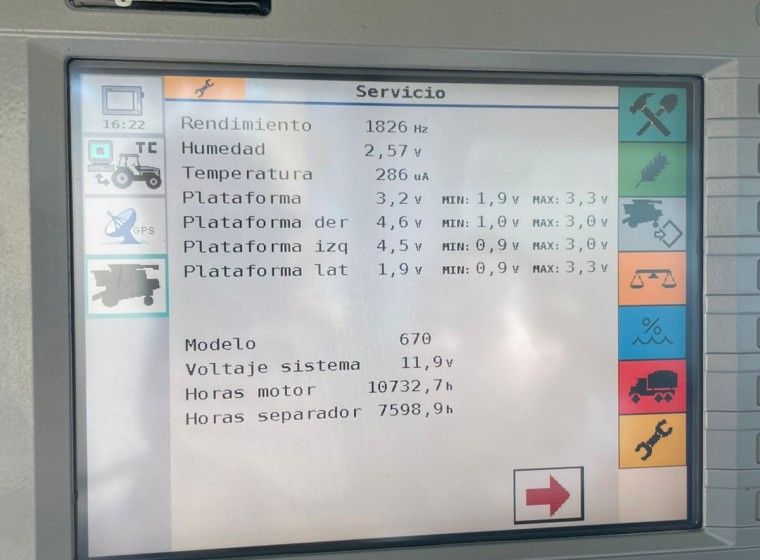 Cosechadora Challenger 670, año 1