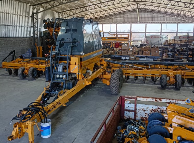 Sembradora Agrometal APX, año 2020