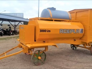 Acoplado tanque 3000 lts con taller