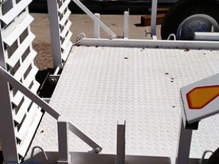 Acoplado trailer con rampa 6 Tn