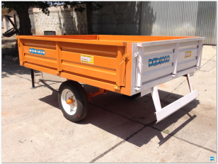 Acoplado playo 1500 kg Rubiolo